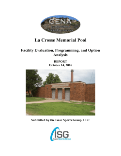 La Crosse Memorial Pool - La Crosse Neighborhoods, Inc