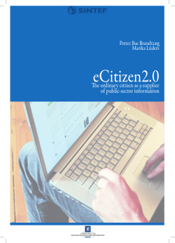 eCitizen2.0 - Regjeringen.no