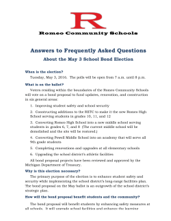 romeo faq 1.13.16 - Romeo Community Schools