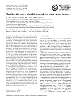 Modelling the budget of middle atmospheric water vapour isotopes