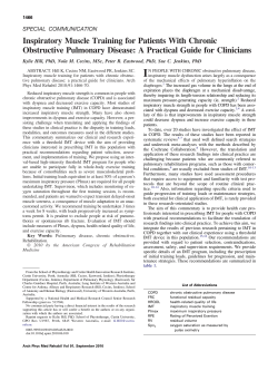 A Practical Guide for Clinicians