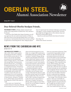 Spring 2014 - Oberlin College
