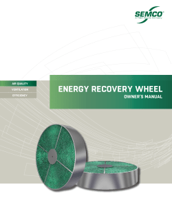 energy recovery wheel