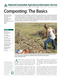 Composting - Alternative Energy Resources Organization