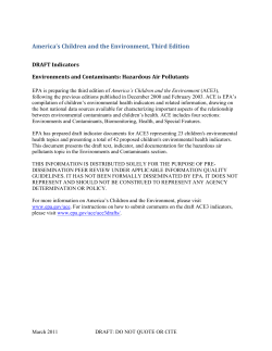 Hazardous Air Pollutants