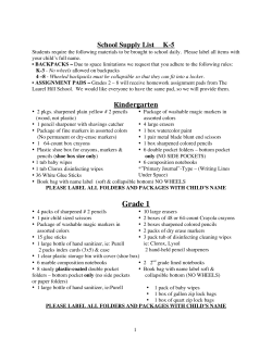 Grade 1 - The Laurel Hill School