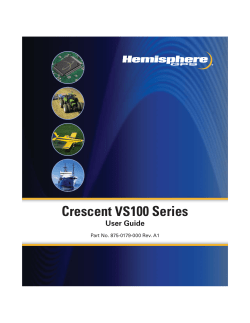 Crescent VS100 Series User Guide