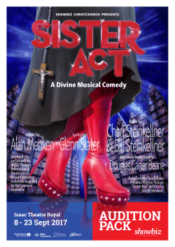 Audition Pack  - Showbiz Christchurch