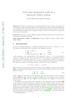 A few shape optimization results for a biharmonic Steklov problem
