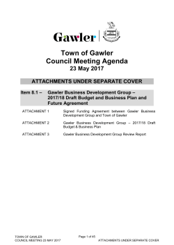 23-05-2017 Council Agenda Attachments Item 8.1