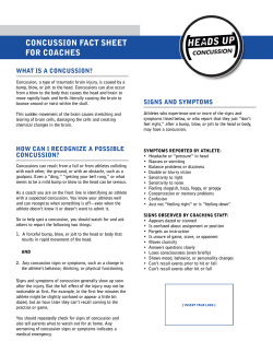 Heads Up Concussion for Coaches - Idaho High School Activities