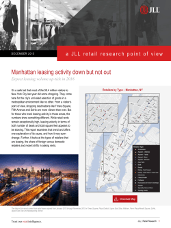 Manhattan leasing activity down but not out