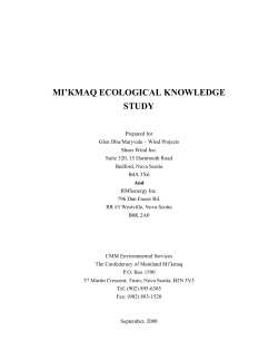 Appendix II - Government of Nova Scotia