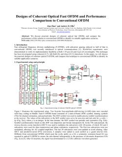 Designs of coherent optical fast OFDM