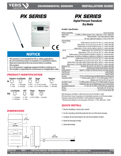 PXULX05S Install - Veris Industries