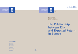 The Relationship between Risk and Expected Return in Europe
