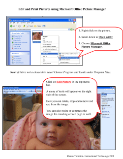 Edit a picture using Microsoft Office Picture Manager