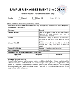 Risk Assessment