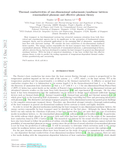 Thermal conductivities of one-dimensional anharmonic/nonlinear