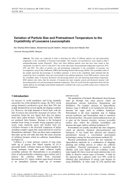 - MATEC Web of Conferences