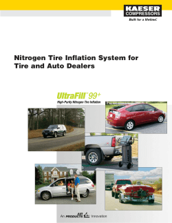 Nitrogen Tire Inflation System for Tire and Auto Dealers