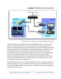 diagram: tracking backup using msc