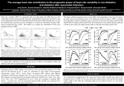The average heart rate contribution to the prognostic power of heart