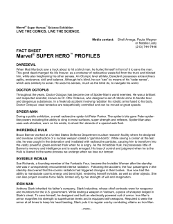 Fact Sheet-Super Hero Profile