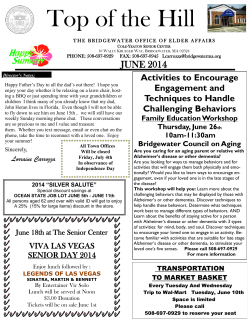 Newsletter June 2014