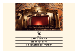 classic cinemas group bookings do something different