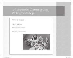 A Guide to the Common Core Writing Workshop