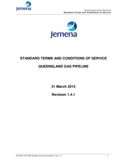 STANDARD TERMS AND CONDITIONS OF SERVICE