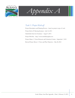 Appendix A - City of Albany, Oregon