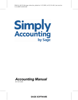 Accounting Manual