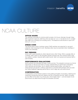 ncaa culture