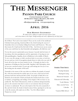 April 2016 - Payson Park Church