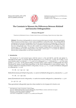 The Constants to Measure the Differences Between Birkhoff - PMF-a