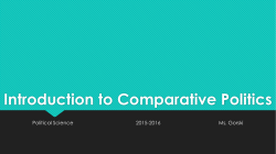 Introduction to Comparative Politics