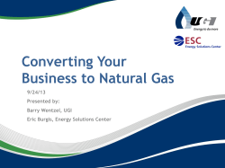 Converting Your Business to Natural Gas