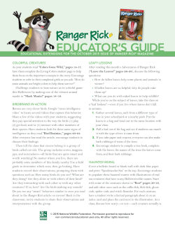 educator`s guide - National Wildlife Federation