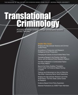 Spring 2013 - Center for Evidence