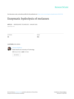 Enzymatic hydrolysis of molasses
