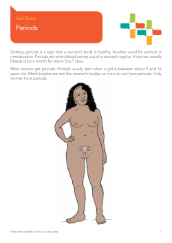 Periods - Family Planning NSW