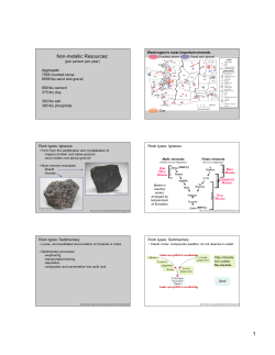 sand and gravel, salt - Seattle Central College