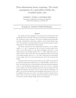 Three-dimensional airway reopening: The steady propagation of a