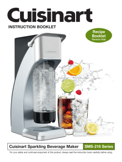 Cuisinart Sparkling Beverage Maker