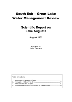 Full report - Hydro Tasmania