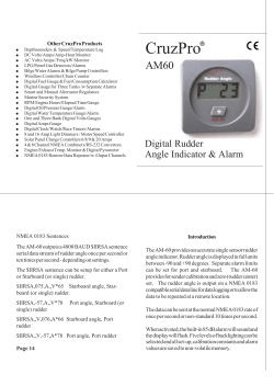 AM60 Rudder Angle Indicator