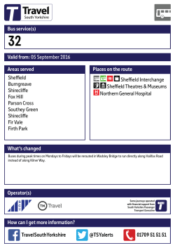 Timetable - TM Travel