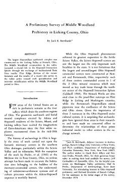 A Preliminary Survey of Middle Woodland Prehistory